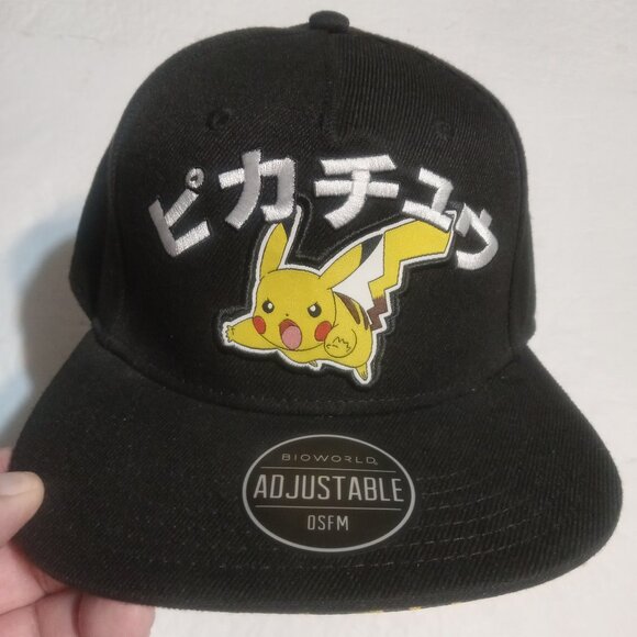 Bioworld Pikachu Pokemon Snapback Hat/Cap OSFM - Picture 1 of 8